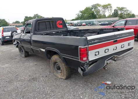 1993 Dodge D-Series D200/D250 из США, поврежденный, VIN 1B7KE26C4PS143085